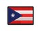Puerto Rico Flag Multi-Color Embroidered Iron-On or Hook & Loop Patch Applique
